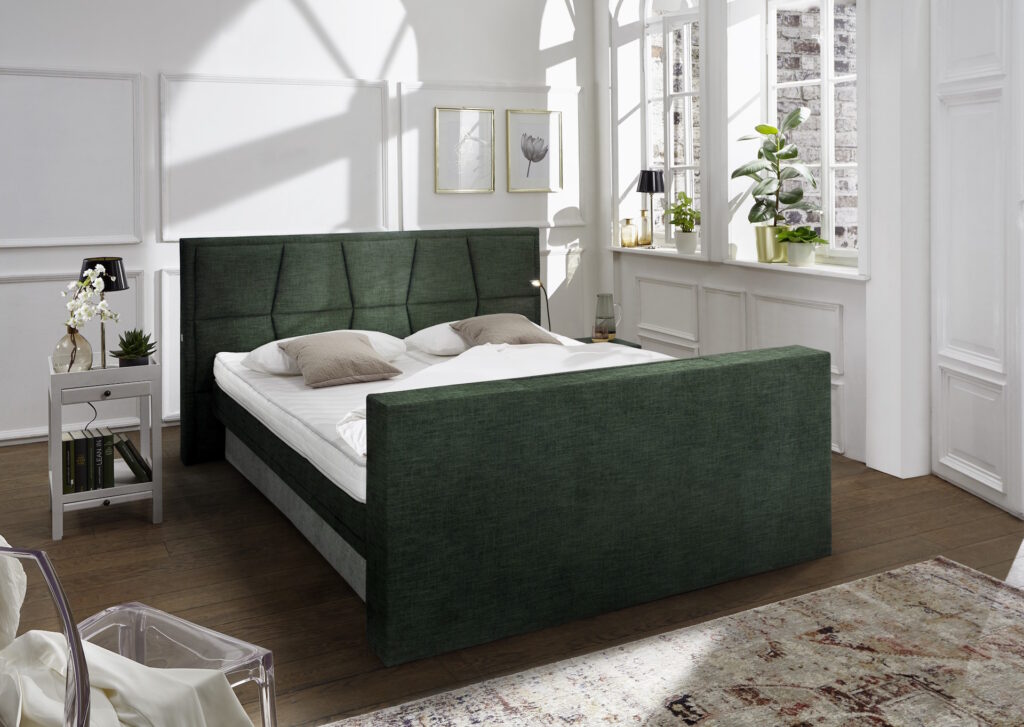 Wasserbett mit Kopf und Fußteil