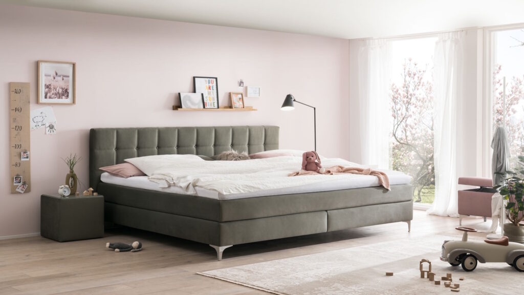 Übergroßes Boxspringbett