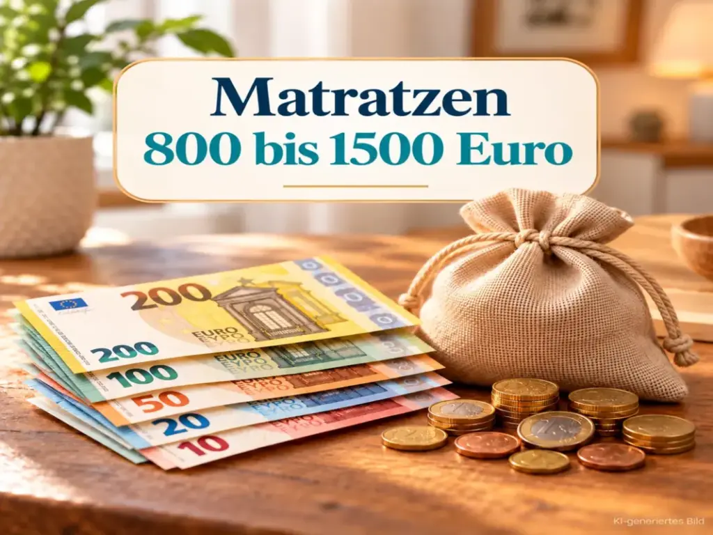 Matratzen 800 bis 1500 Euro